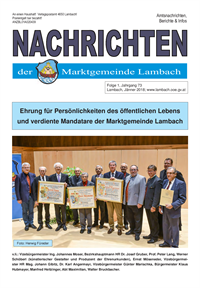 Gemeindezeitung Jänner 2018