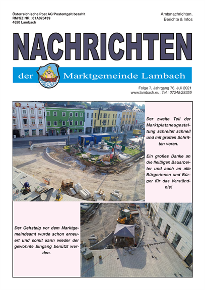 Lambacher Nachrichten Juli 2021