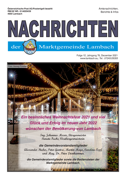 Lambacher Nachrichten Dezember 2021