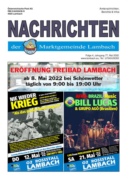 Lambacher Nachrichten Mai 2022
