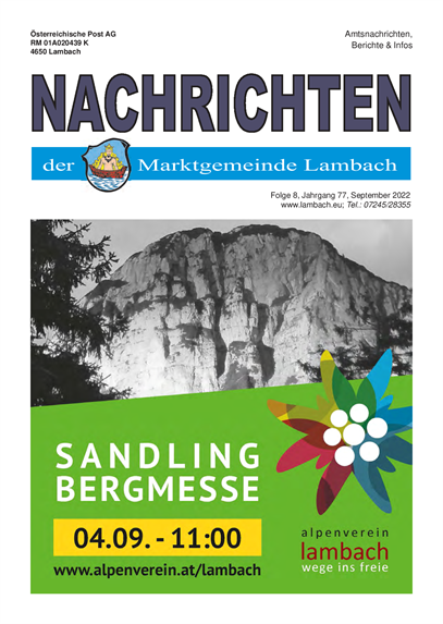 Lambacher Nachrichten September 2022