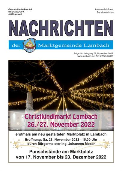Lambacher Nachrichten November 2022
